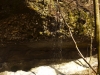Vodopád s jazierkom pod skalou pri Litave